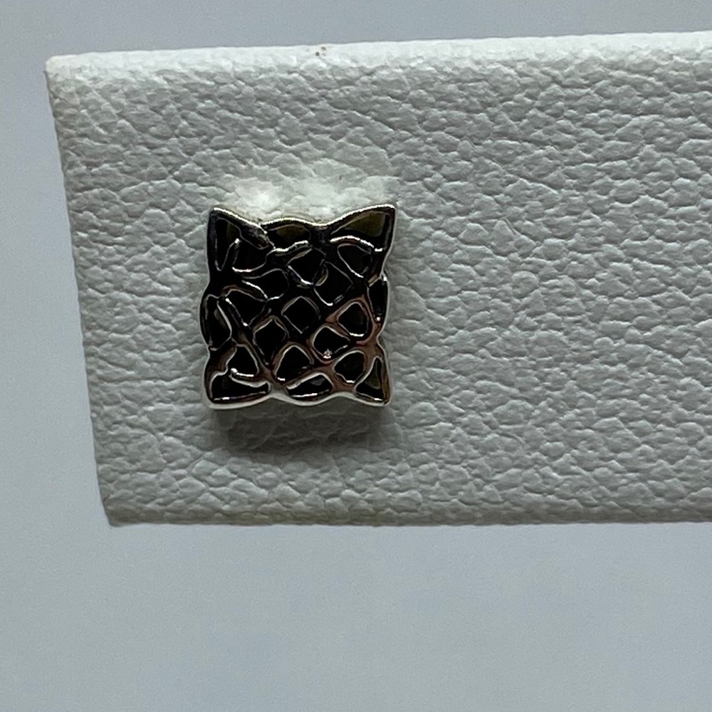 Itsy Bitsy Sterling Abstract Studs